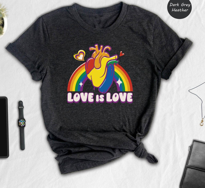 Love Is Love Lgbt Rainbow Gay Pride Shirt