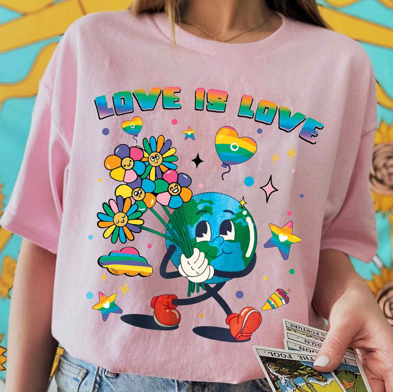 Cute Love Is Love Lgbt Pride Month Shirt