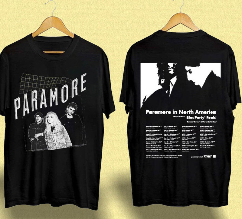 Paramore 2023 Tour In North America Shirt