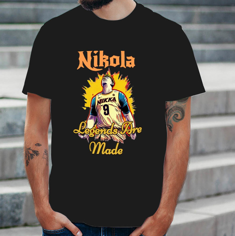 Nikola Jokic Comic Style Shirt For Basketball Fan