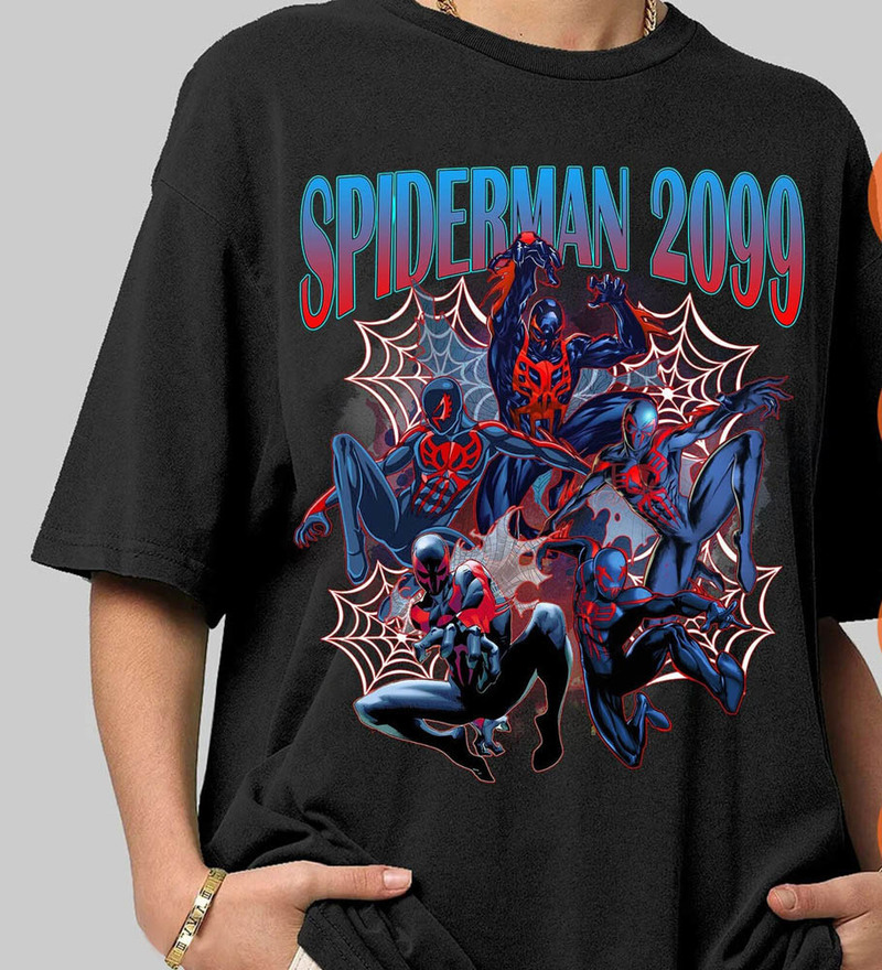 Spider Man 2099 Across The Spider Verse Comfort Shirt