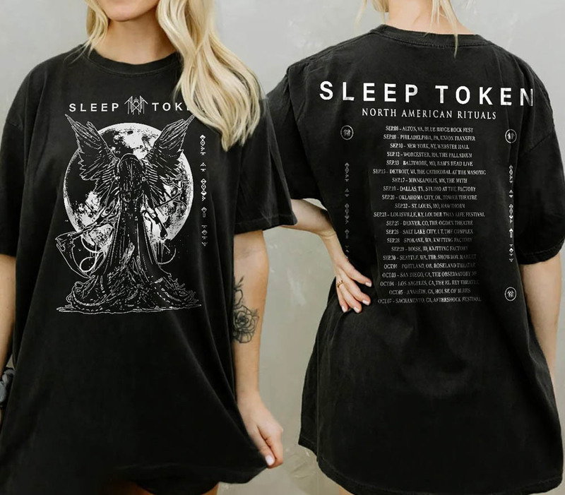 Sleep Token North America Metal Core Concert Shirt