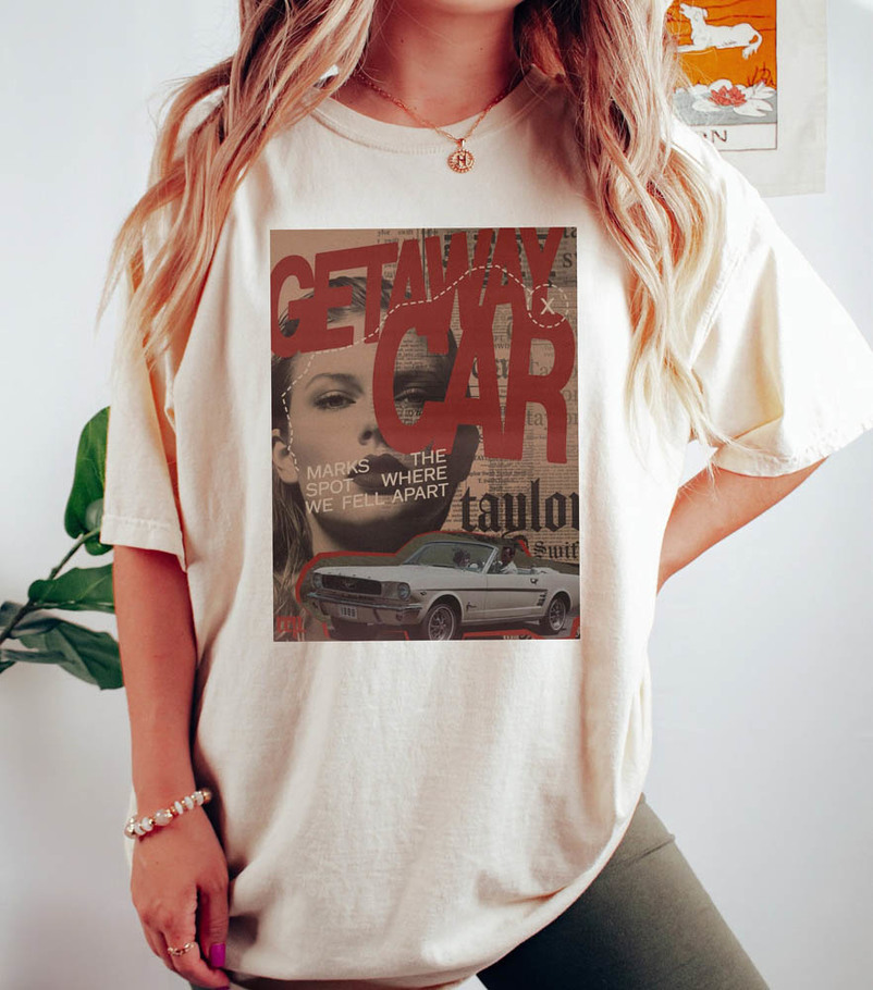 Swifties Getaway Car Reputation Album Vintage Shirt