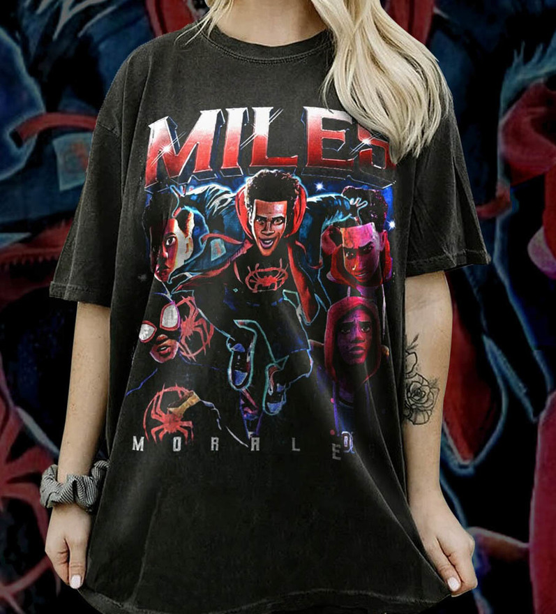 Miles Morales Spider Man Across The Spider Verse Funny Shirt