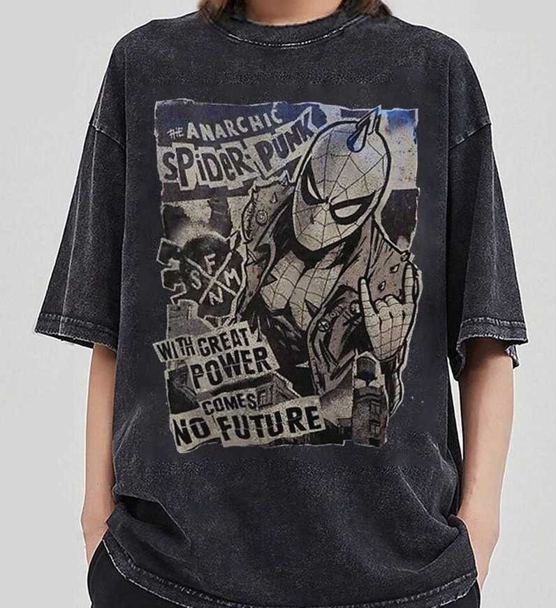 Retro Spider Punk Marvel Shirt For All People