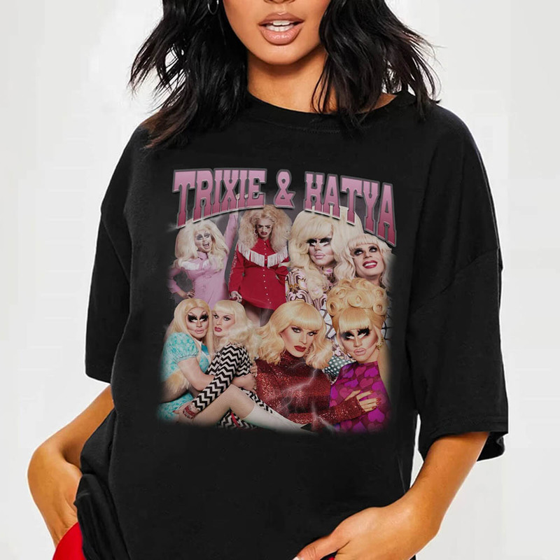Trixie And Katya Vintage Shirt, Horror Movie Unisex Hoodie Tee Tops
