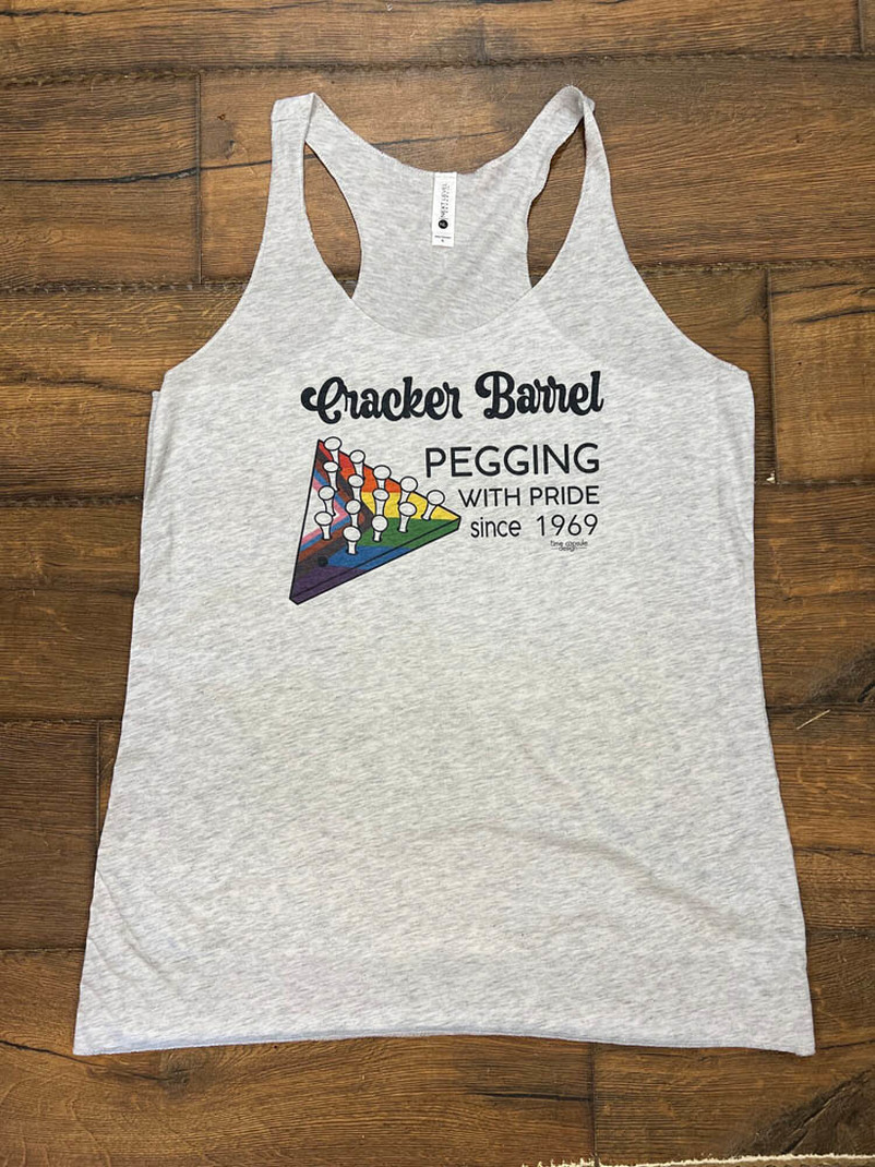 Limited Pegging With Pride Fitted Long Sleeve Tee Tops