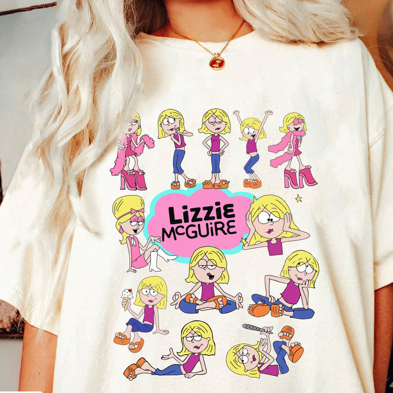 Lizzie Mcguire Cute Shirt, The Lizzie Mcguire Movie Dissney Unisex T-Shirt Short Sleeve