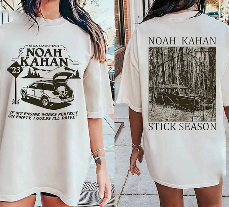 Stick Season Summer Tour 2023 Trendy Shirt, Noah Kahan Crewneck T-Shirt
