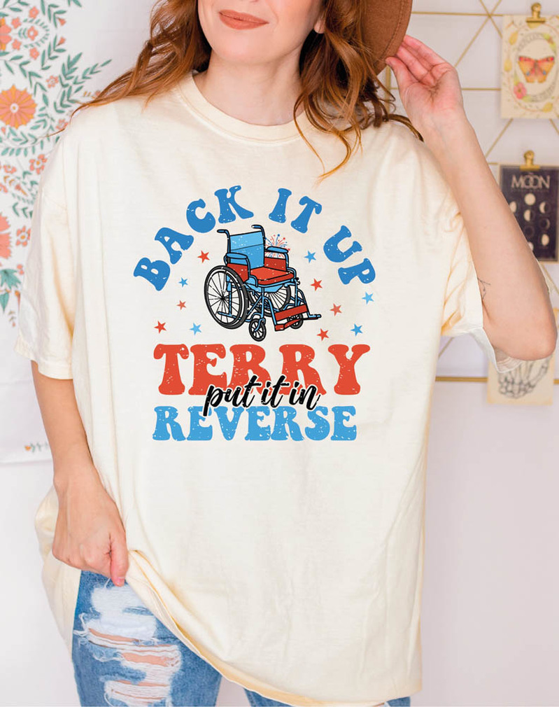 Put It In Reverse Terry Comfort Shirt, Cute Funny July 4th Crewneck Unisex Hoodie