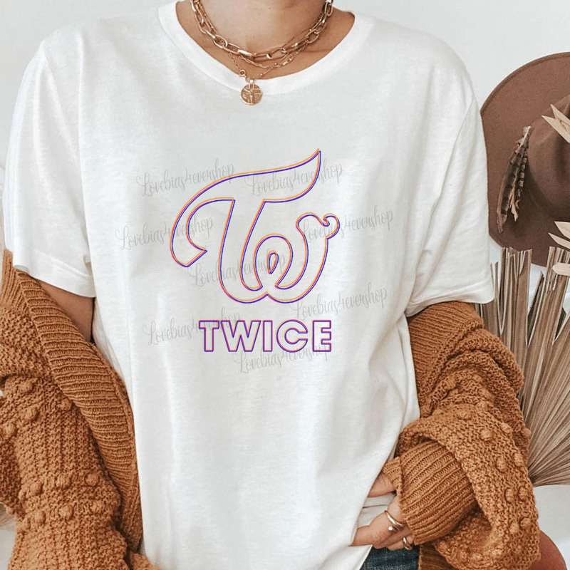 Kpop Twice Logo Shirt, Twice Ready To Be Tour Crewneck Sweatshirt For Fandom