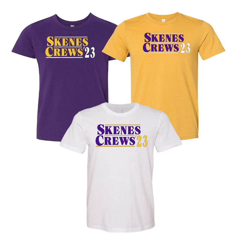 Skenes Crews 23 Lsu Tigers Shirt, Baseball College World Series Unisex T-Shirt Tee Tops