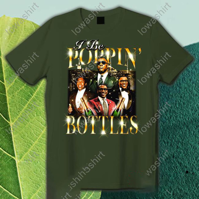 Notsafeforwear I Be Poppin Bottles Shirt, Trendy Crewneck Sweatshirt
