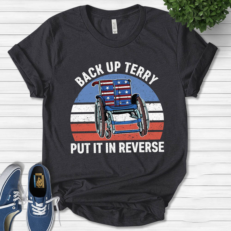 Put It In Reverse Terry Cute Shirt, Comfort July 4th Crewneck Unisex T-Shirt