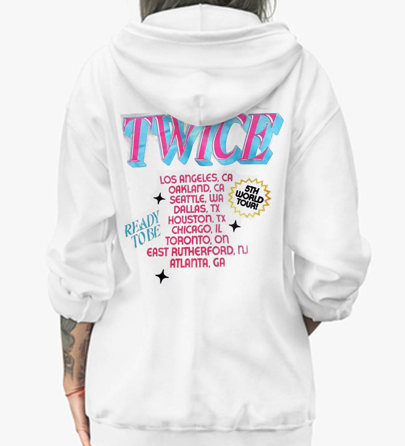 Twice Ready To Be Tour 2023 Vintage Shirt, Twice Kpop Music Long Sleeve Unisex T-Shirt