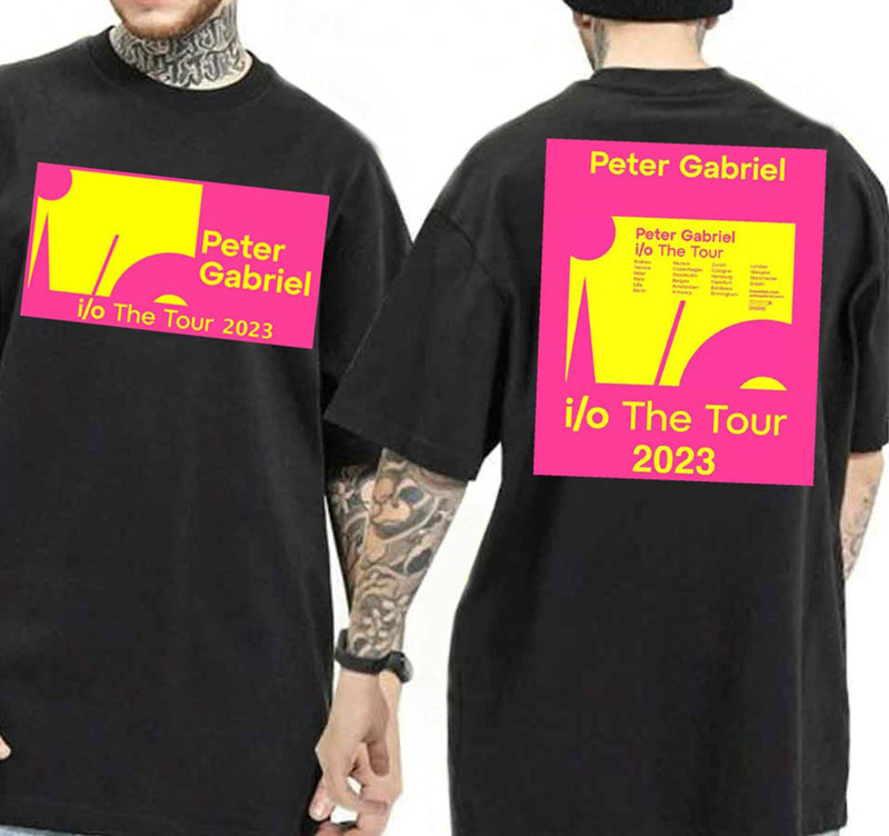 Peter Gabriel The Europe Tour 2023 Shirt, Music Concert 2023 Unisex T-Shirt Unisex Hoodie