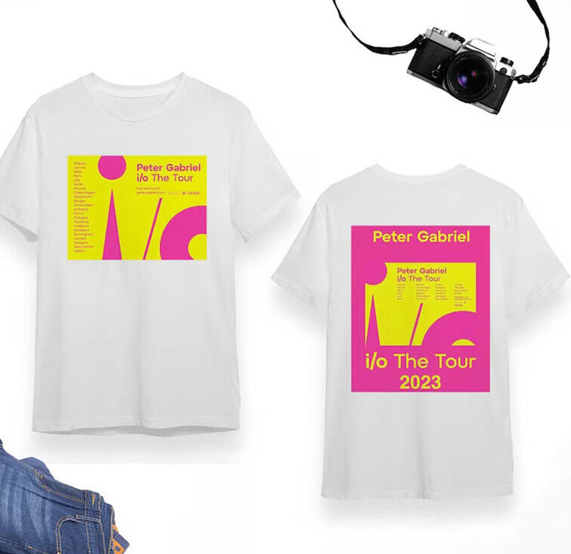 Peter Gabriel The Europe Tour 2023 Shirt, Music Concert 2023 Unisex T-Shirt Unisex Hoodie