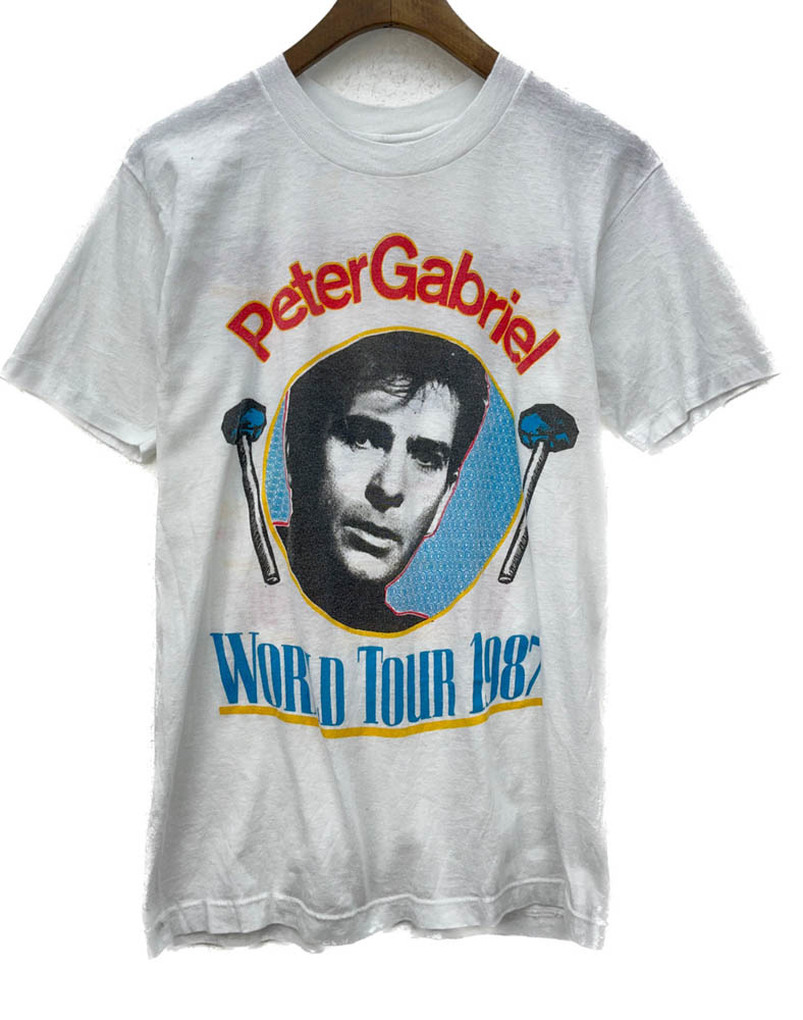 1987 Peter Gabriel World Tour Shirt, Vintage Short Sleeve Unisex T-Shirt