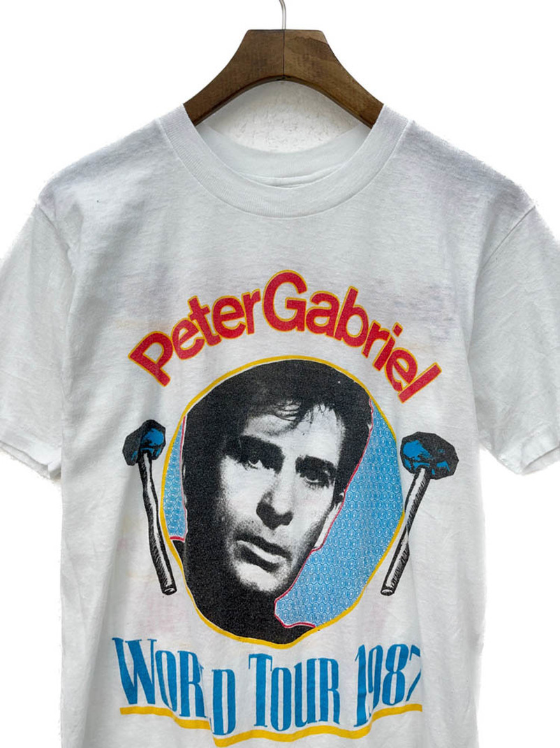 1987 Peter Gabriel World Tour Shirt, Vintage Short Sleeve Unisex T-Shirt
