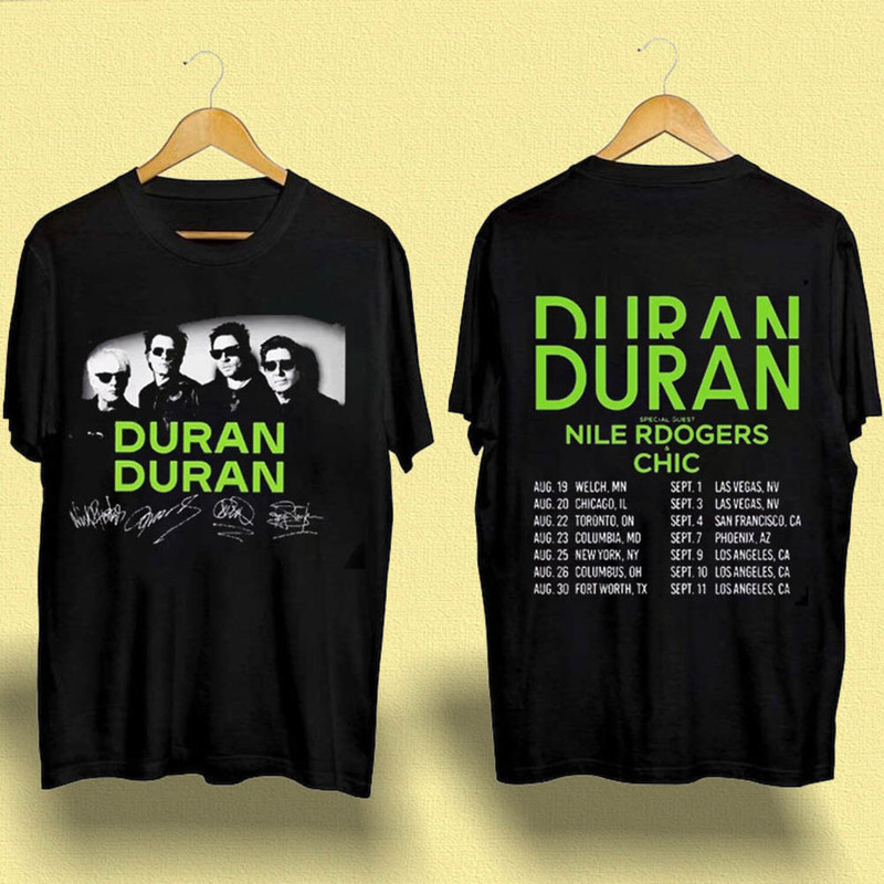 North American Tour 2023 Shirt, Duran Duran Future Past Tour Unisex Hoodie Crewneck