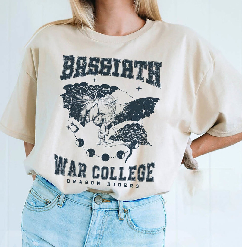 Basgiath War College Sweatshirt, Fourth Wing Rider Violet Sorrengail Short Sleeve