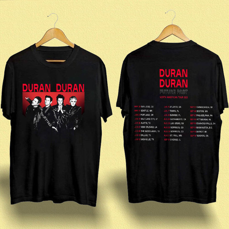 North American Tour 2023 Shirt, Duran Duran Future Past Tour Crewneck Sweatshirt