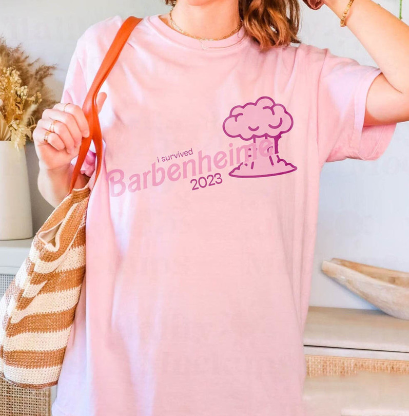 Barbenheimer Comfort Shirt, Oppenheimer Barbie Movie Unisex T-Shirt Unisex Hoodie