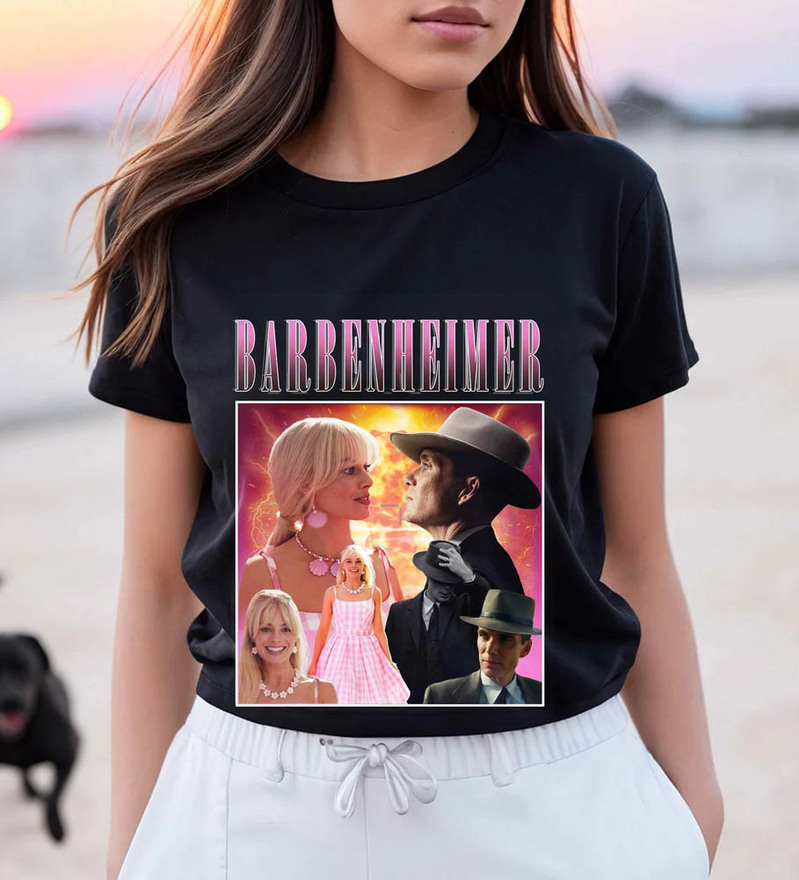 Barbie Oppenheimer Funny Shirt, Oppenheimer Crewneck Unisex Hoodie