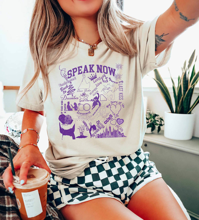 Speak Now Deluxe Edition Shirt, Speak Now Trend Unisex T-Shirt Short Sleeve