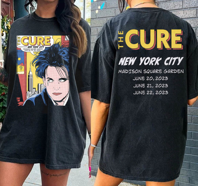 The Cure New York 3 Night Shirt, The Cure Show Of A Lost World Us Unisex Hoodie Crewneck