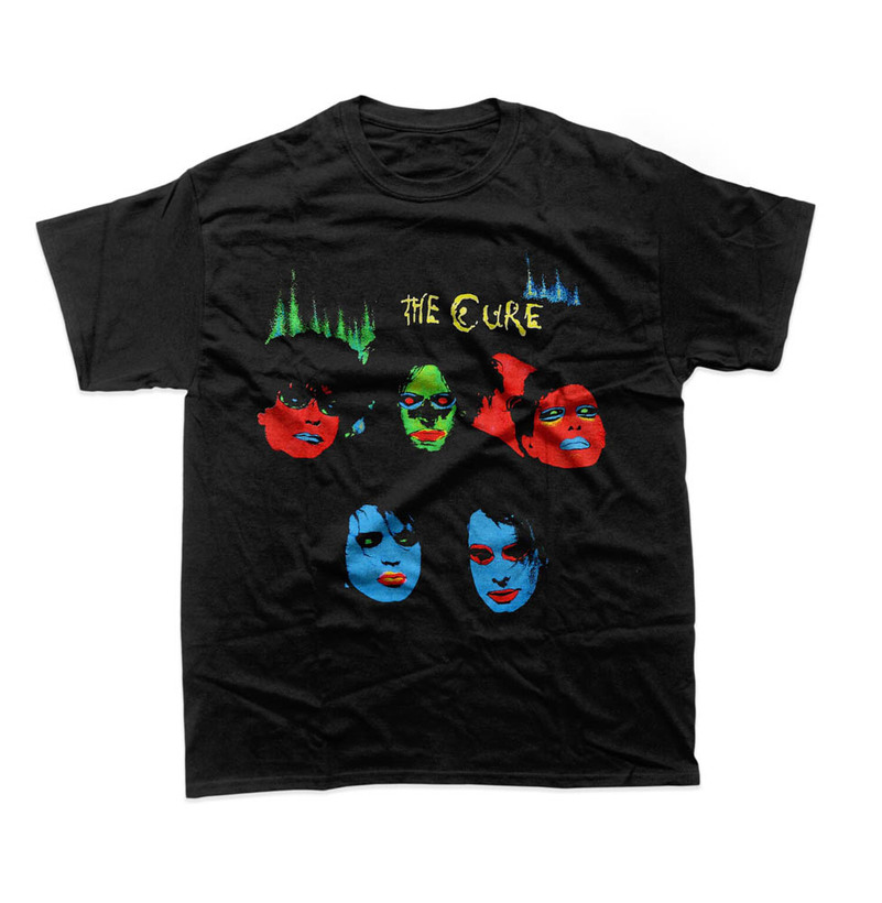The Cure Album Cover Shirt, Rock Music Band Short Sleeve Long Sleeve