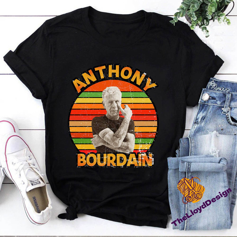 Anthony Bourdain Vintage Shirt, Kitchen Confidential Sweatshirt Unisex Hoodie