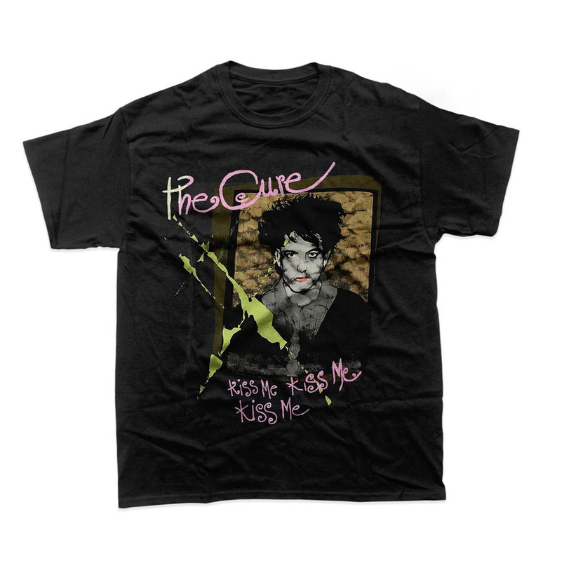 The Cure Kiss Me Shirt, Music Band Limited Long Sleeve Crewneck
