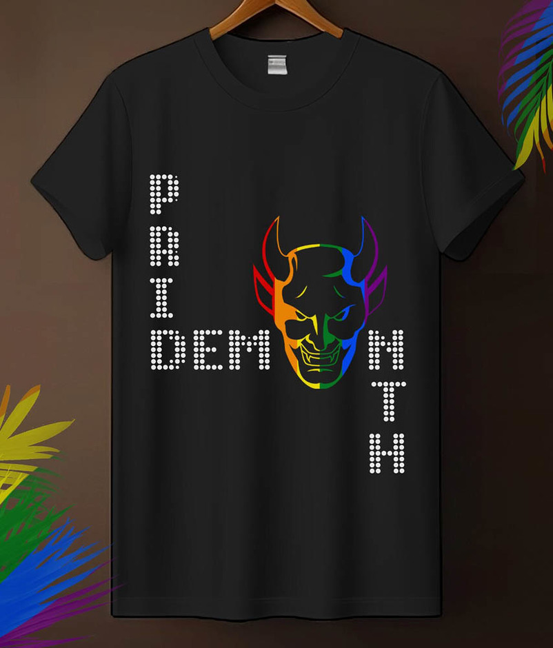 Pridemonth Shirt, Lgbtq Pride Pride Month Demon Long Sleeve Tee Tops