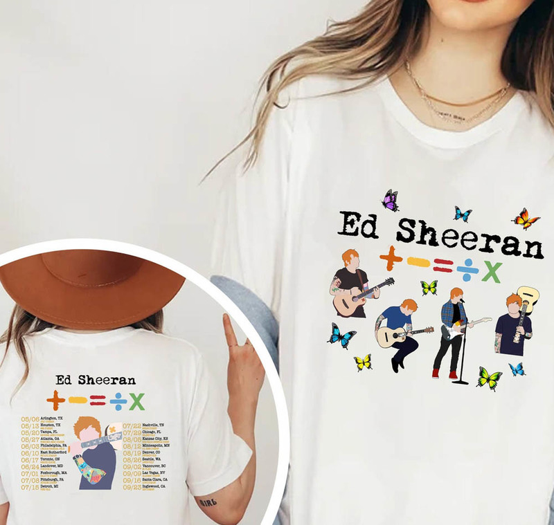Ed Sheeran Mathematics Shirt, Ed Sheeran Concert Long Sleeve Short Sleeve