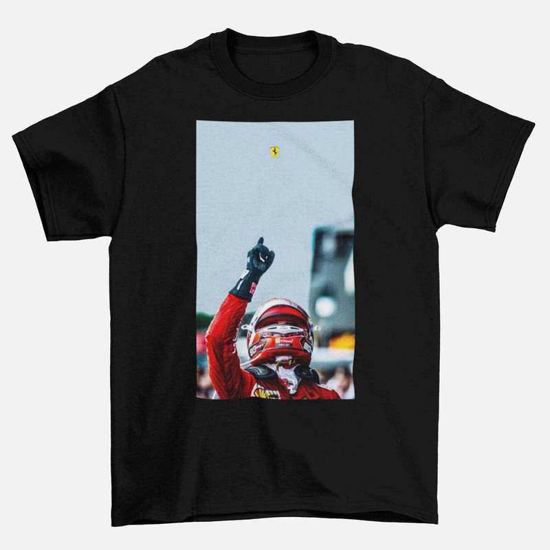 Charles Leclerc Shirt, Scuderia Team Racing Driver Long Sleeve Unisex Hoodie