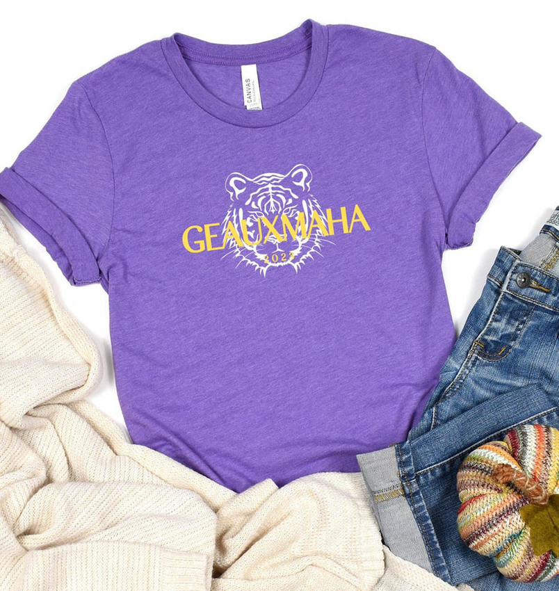 Geauxmaha Baton Rouge Shirt, College Town Louisiana State University Unisex Hoodie Crewneck
