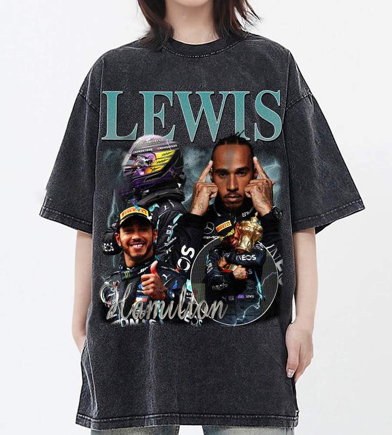 Lewis Hamilton Vintage Shirt, Formula Racing F1 Unisex T-Shirt Tee Tops