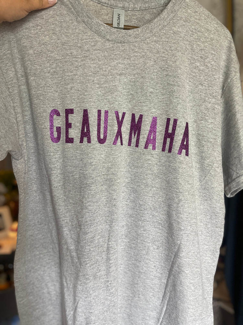 Omaha Lsu Geaux Maha Shirt, Vintage Baseball Short Sleeve Tee Tops