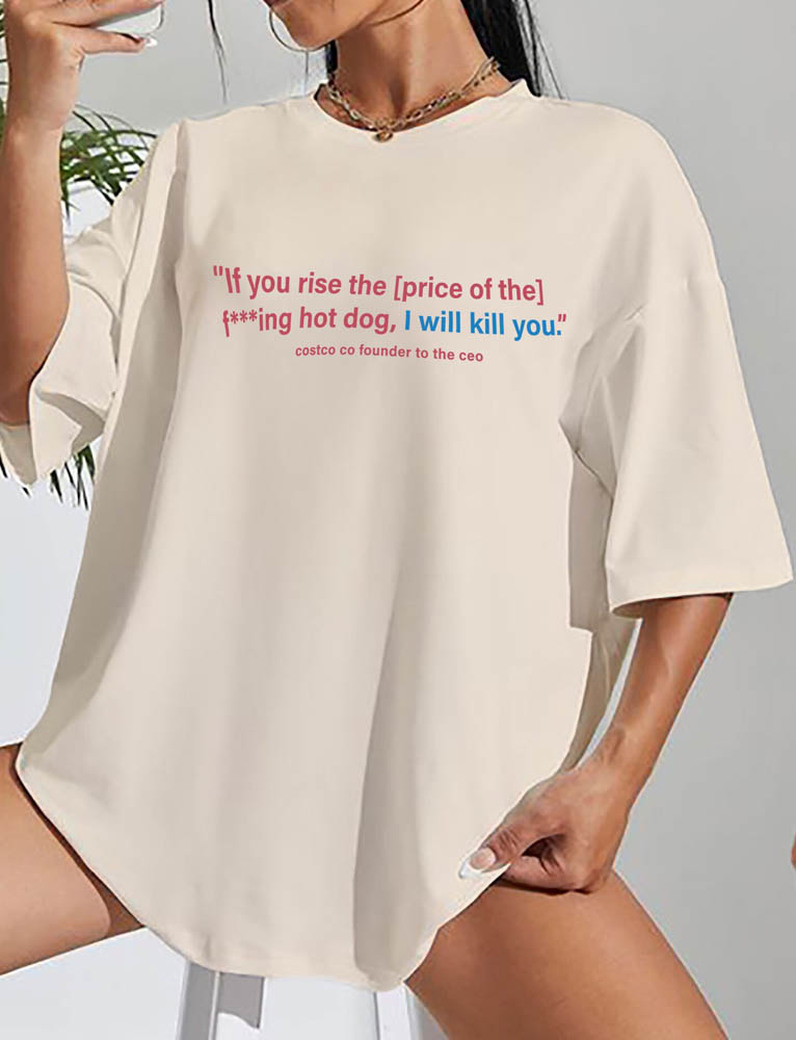 1.50 Costco Hotdog Shirt, Funny Unisex T-Shirt Sweater For Food Lover