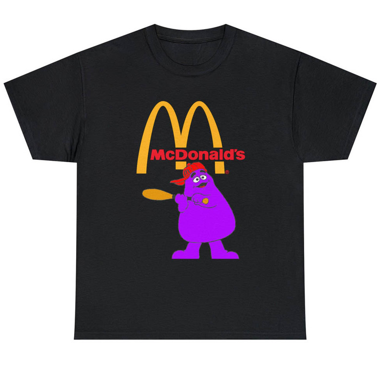 Grimace Birthday Mcdonalds Shirt, Hbd Grimace Meme Evil Grimace Crewneck Unisex Hoodie