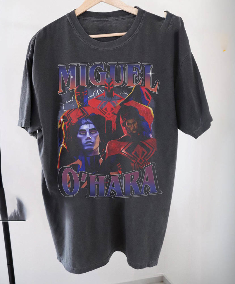 Limited Miguel O Hara Shirt, Spiderman Across The Spider Verse Short Sleeve Sweatshirt