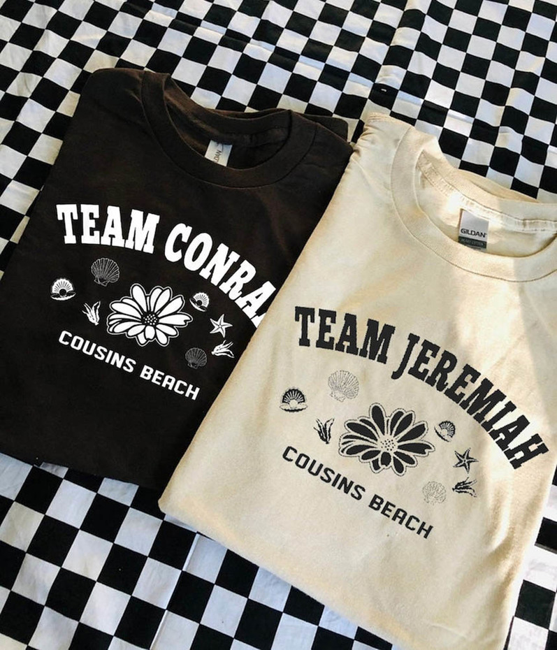Cousins Beach Team Conrad Team Jeremiah Shirt, The Summer I Turned Pretty Hoodie Short Sleeve