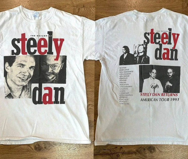 Steely Dan The Return Tour 1993 Shirt, Steely Dan Rock Band Crewneck Tee Tops