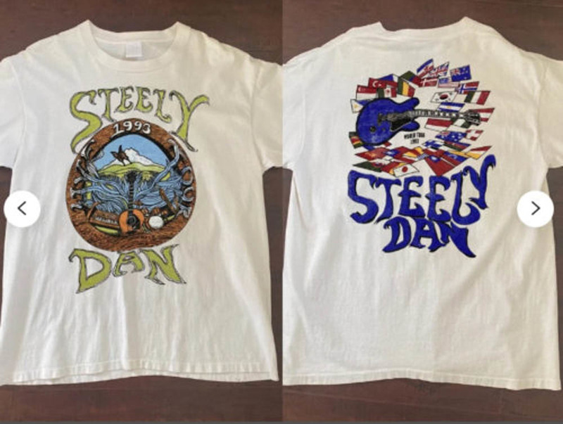 Vintage Steely Dan 1993 Tour Shirt, Steely Dan Trendy Unisex T-Shirt Long Sleeve