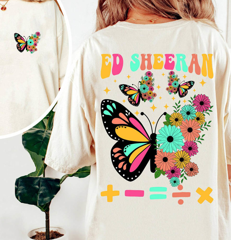 Butterfly Equals Tour Shirt, The Mathematics World Tour Short Sleeve Sweatshirt