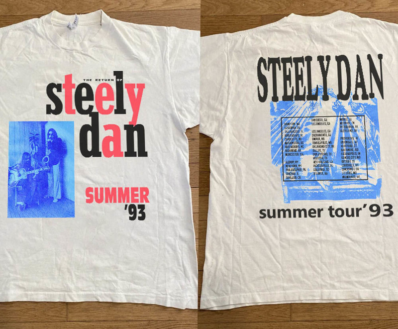 The Returned Of 1993 Shirt, Steely Dan Summer Tour 93 Tee Tops Unisex T-Shirt
