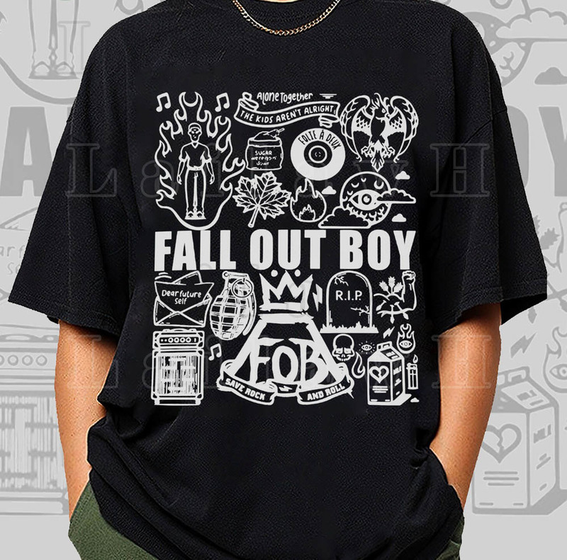 The Kid Are't Right Fall Out Boy Shirt, Fall Out Boy 2023 Tour Sweater Crewneck