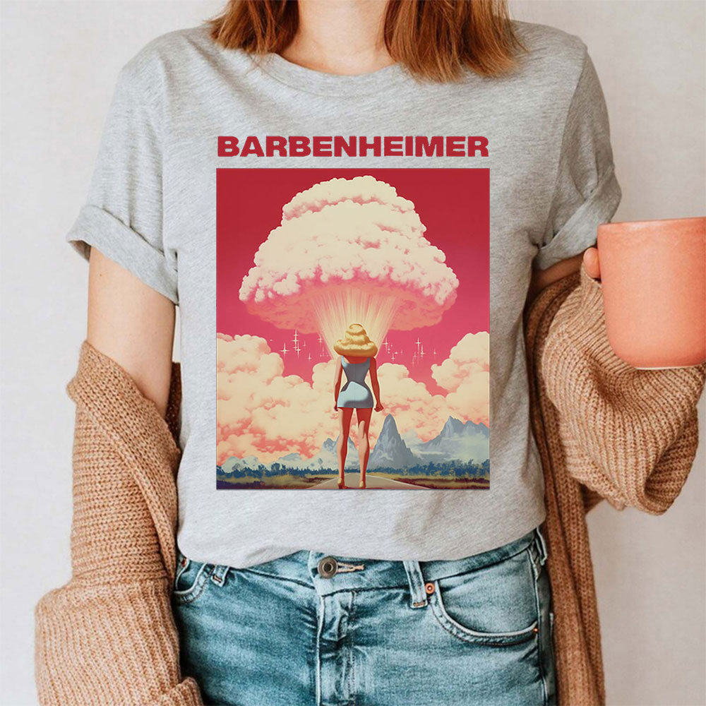 Barbenheimer Movies Comic Vintage Shirt