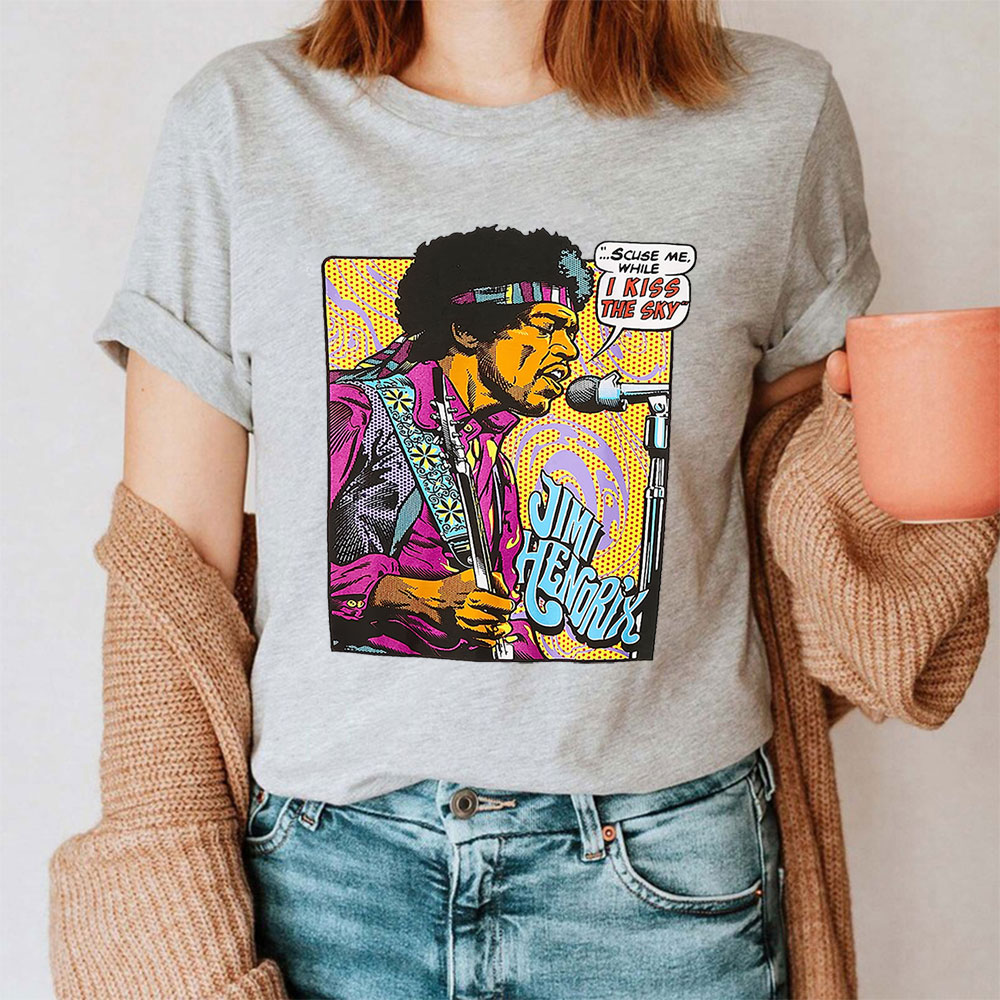 Jimi Hendrix I Kiss The Sky Shirt